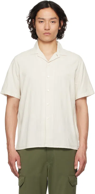 PS BY PAUL SMITH OFF-WHITE CASUAL FIT SHIRT