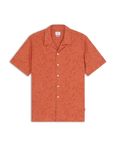 PS BY PAUL SMITH PRINTED SHORT SLEEVE CAMP SHIRT
