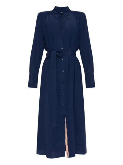 PS BY PAUL SMITH SILK BELTED DRESS