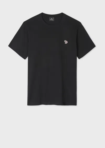 PS BY PAUL SMITH SLIM-FIT BLACK ZEBRA LOGO T-SHIRT