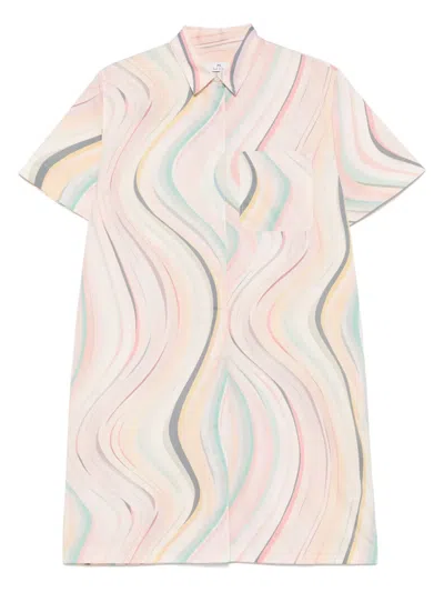 PS BY PAUL SMITH SWIRL-PATTERNED MINI DRESS