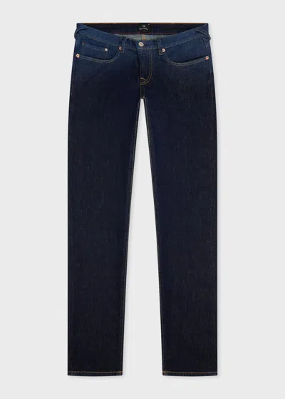 PS BY PAUL SMITH TAPERED-FIT LASER-FADE 'ORGANIC VINTAGE STRETCH' JEANS WHITE