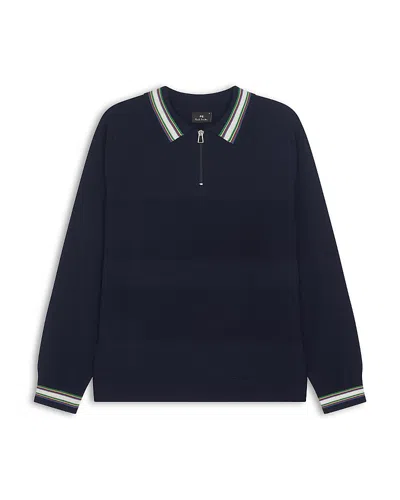 PS BY PAUL SMITH WOOL BLEND POLO SWEATER