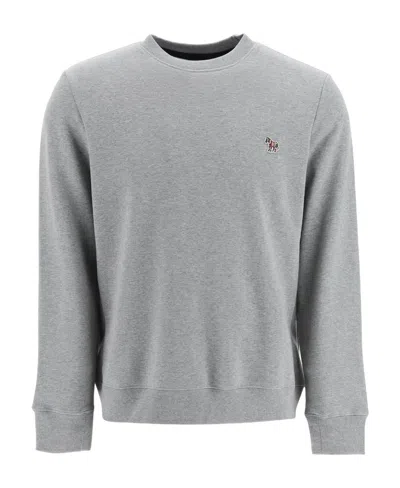 PS BY PAUL SMITH PS PAUL SMITH ZEBRA PATCH CREWNECK SWEATSHIRT