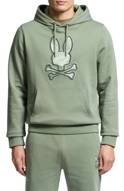PSYCHO BUNNY PSYCHO BUNNY BAXTER APPLIQUÉ HOODIE