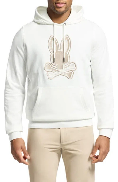 PSYCHO BUNNY PSYCHO BUNNY NEW CASTLE EMBROIDERED PULLOLVER HOODIE