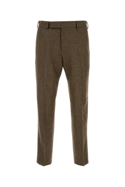 PT TORINO BELANGE BISCUIT STRETCH WOOL BLEND PANT