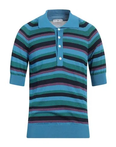 PT TORINO PT TORINO MAN SWEATER AZURE SIZE 42 COTTON, VISCOSE