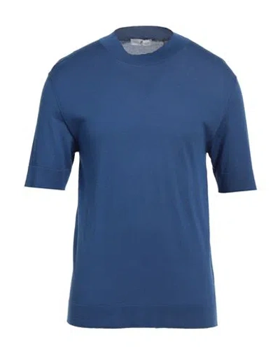 PT TORINO PT TORINO MAN SWEATER BLUE SIZE 42 COTTON, SILK