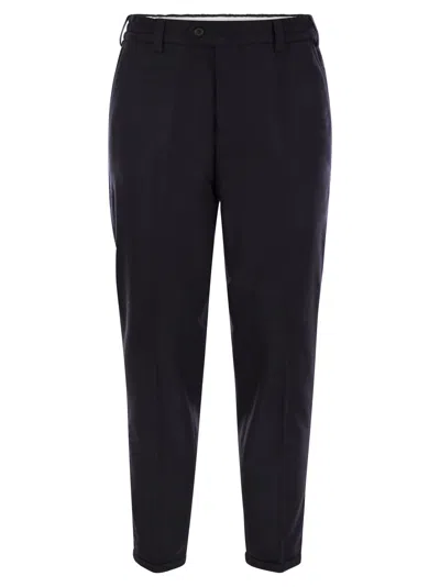 PT TORINO THE REBEL - WOOL AND CASHMERE TROUSERS