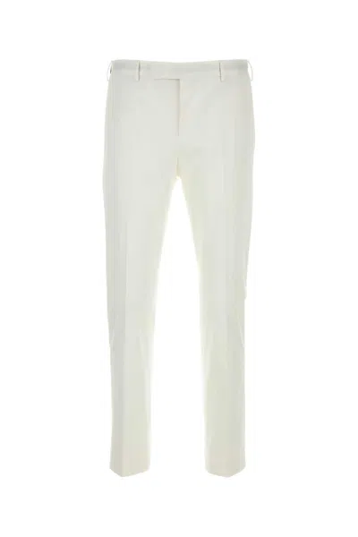 PT TORINO WHITE STRETCH COTTON PANT