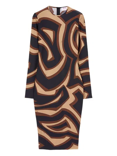 PUCCI EMILIO PUCCI BLACK POLYAMIDE-BLEND DRESS