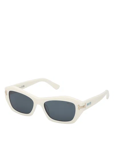 PUCCI GEOMETRIC SUNGLASSES, 54MM
