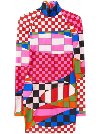 PUCCI GIARDINO-PRINT MINI DRESS