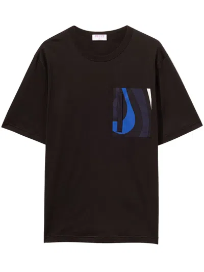 PUCCI MARMO-PRINT COTTON T-SHIRT