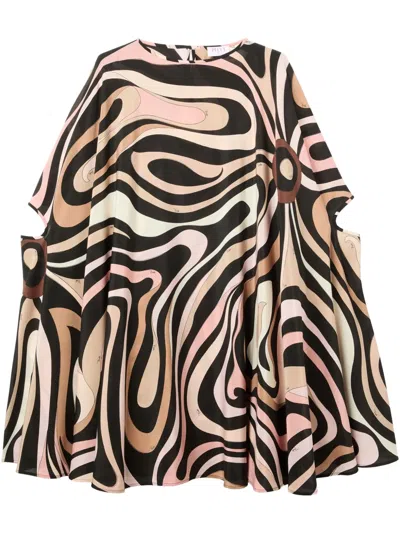 PUCCI MARMO-PRINT DRESS