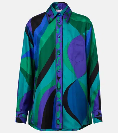 PUCCI PESCI SILK SHIRT