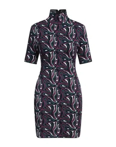 PUCCI PUCCI WOMAN MINI DRESS BLACK SIZE L POLYAMIDE