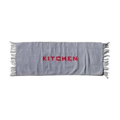 PUEBCO PUEBCO HANDLOOMED RECYCLE YARN KITCHEN MAT