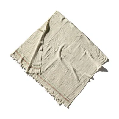 PUEBCO PUEBCO WOOL MIX IVORY BLANKET