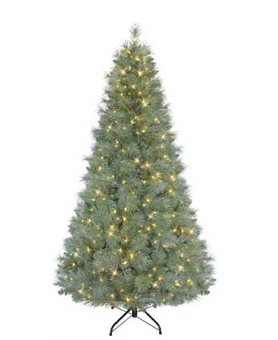 PULEO PULEO 7.5 FT. PRE-LIT WINDHAM FIR ARTIFICIAL CHRISTMAS TREE