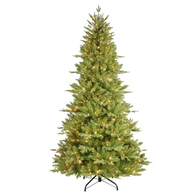 PULEO PULEO 7.5' PRE-LIT MIDDLEBURY SPRUCE ARTIFICIAL CHRISTMAS TREE