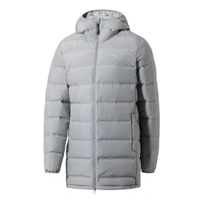 PUMA PUMA Active Medium Long Down Jacket 'Grey White'