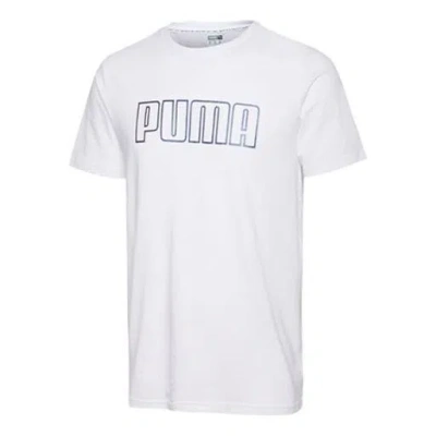 PUMA PUMA Basic Logo Tee 'White Black'