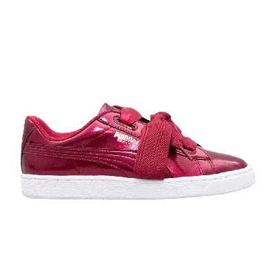 PUMA PUMA BASKET HEART GLAM JR 'TIBETAN RED'
