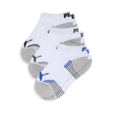 PUMA BIG KIDS' HALF-TERRY LOW CUT SOCKS (3 PAIRS)