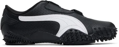 PUMA BLACK MOSTRO PERFORATED SNEAKERS