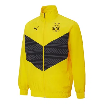 PUMA PUMA Borussia Dortmund 22/23 Prematch Jacket 'Yellow'