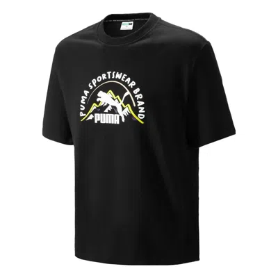 PUMA PUMA Camping Sportswear Mountain Tee 'Black'