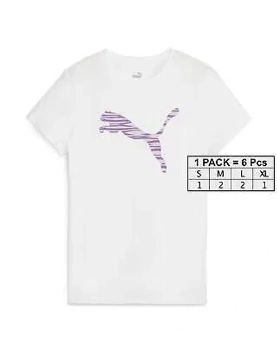 PUMA PUMA CLASSIC LOGO T-SHIRT - SHIRTS - PINK OR CORAL.