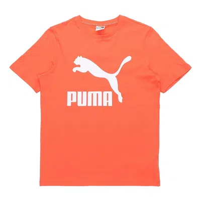 PUMA PUMA Classics Logo T-Shirt 'Orange White'