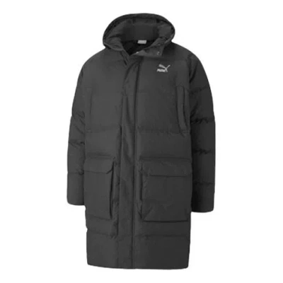 PUMA PUMA Classics Long Down Jacket 'Black'