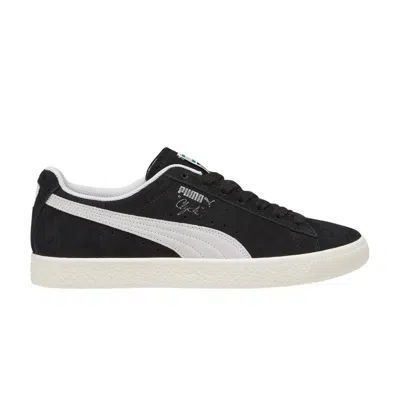 PUMA CLYDE 'HAIRY SUEDE - BLACK'