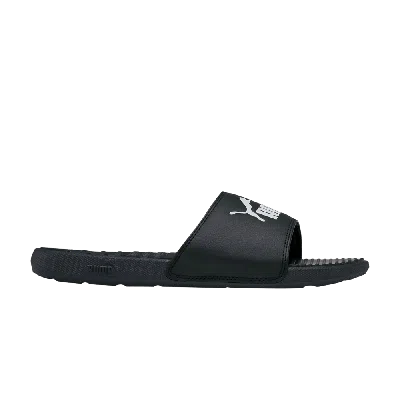 PUMA COOL CAT SLIDES 'BLACK WHITE'