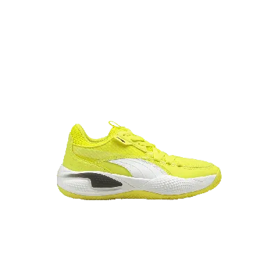 PUMA PUMA COURT RIDER I JR 'YELLOW GLOW WHITE'