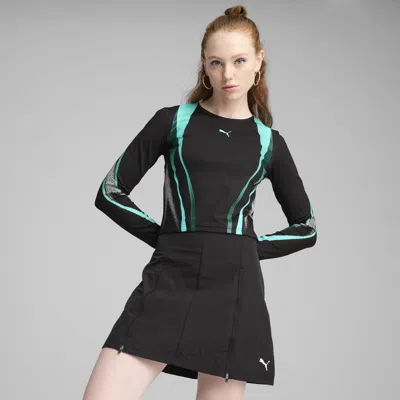 PUMA DARE TO WOMEN'S GRAPHIC LONG SLEEVE T-SHIRT