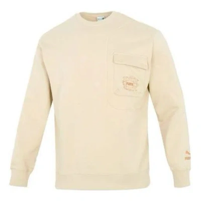 PUMA PUMA Das CC Graphic Crew Sweater 'Beige'