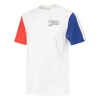 PUMA PUMA Decor8 Colour Block T-Shirt 'White'