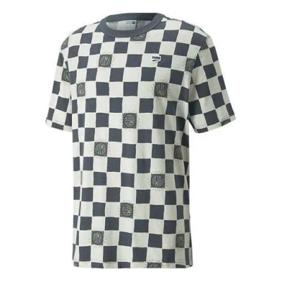 PUMA PUMA Downtown Aop Tee 'White Blue'