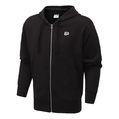 PUMA PUMA Downtown Hooded Jacket 'Black White'
