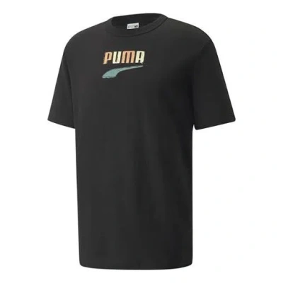 PUMA PUMA Downtown Logo Tee 'Black'