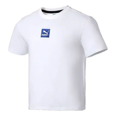 PUMA PUMA Emb Short Sleeve T-Shirt 'White'