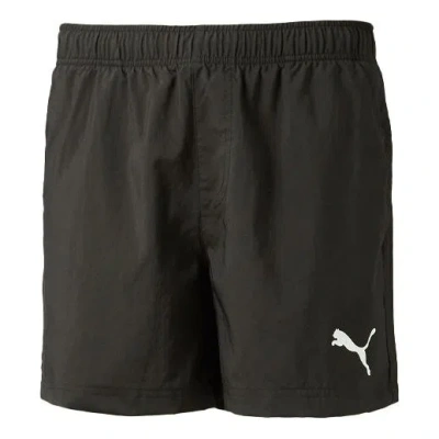 PUMA PUMA Embossed Logo Fleece Shorts 'Black White'