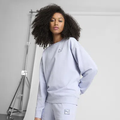 PUMA ESSENTIALS ELEVATED WOMEN'S COMFORT CREW SWEATSHIRT