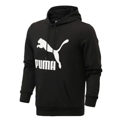 PUMA PUMA Essentials Fleece Hoodie 'Black White'