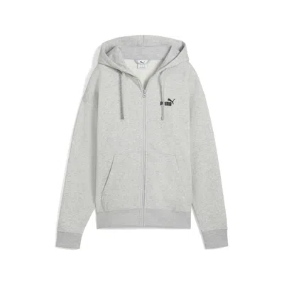 PUMA ESSENTIALS SMALL NO. 1 LOGO FLEECE WOMEN'S COMFORT FULL-ZIP HOODIE
